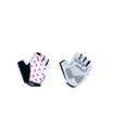 XLC CG-S10 GUANTES CORTOS BLANCO PUNTOS ROJOS