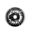 SRM KIT POWERMETER ARAÑA+PLATOS 48/35 DM RED AXS E1 BLACK/SI